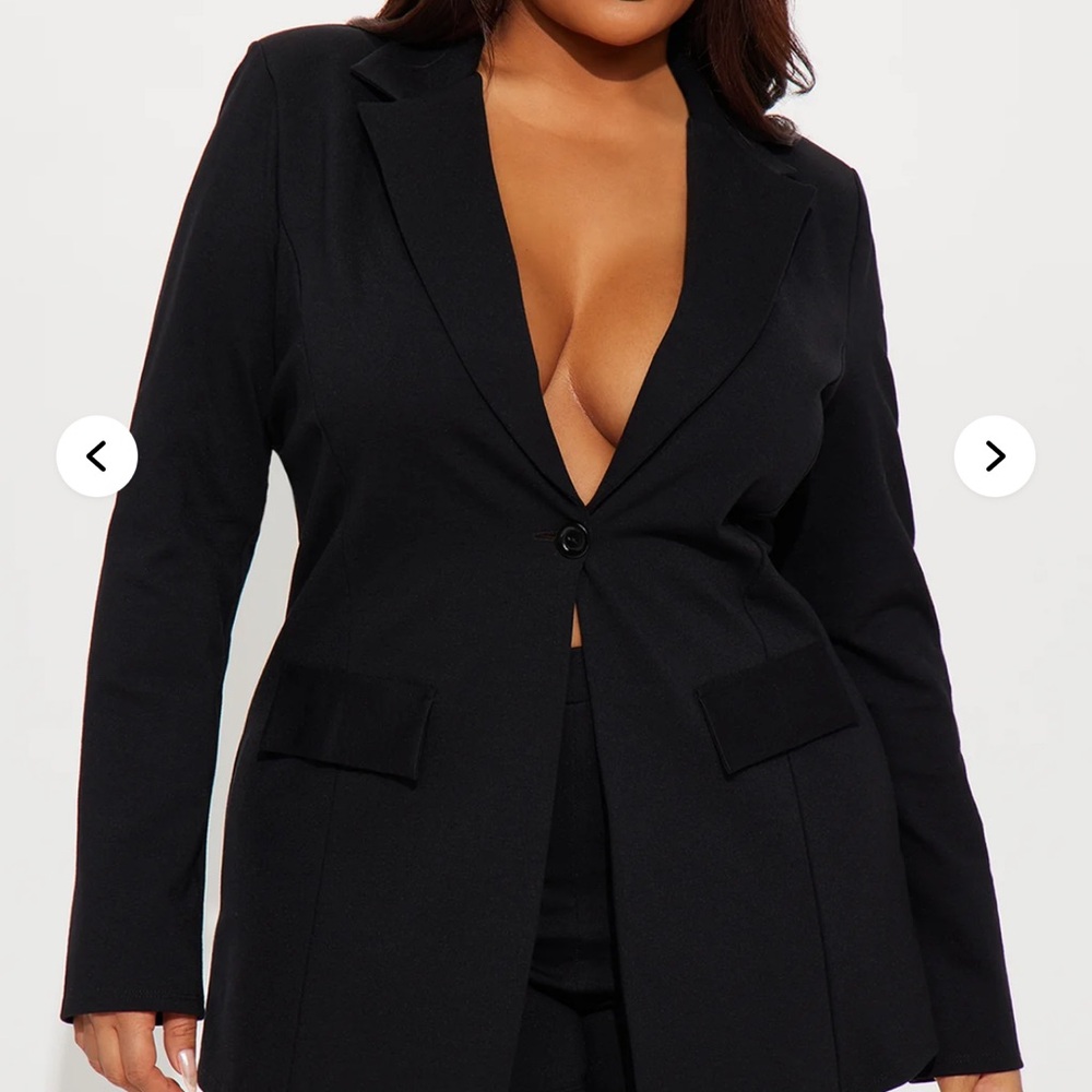 Fashion Nova Classic Black Blazer